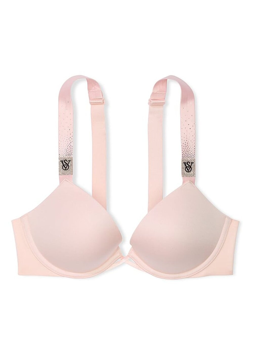 New! Victoria’s Secret Angel Pink Scattered Shine Strap Push-Up Bra 34921
